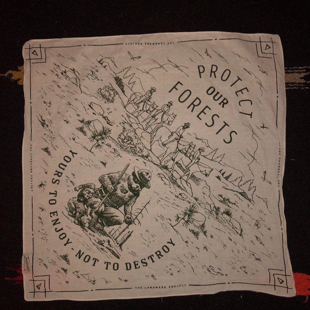 The Landmark Project - Protect Our Forests Bandana